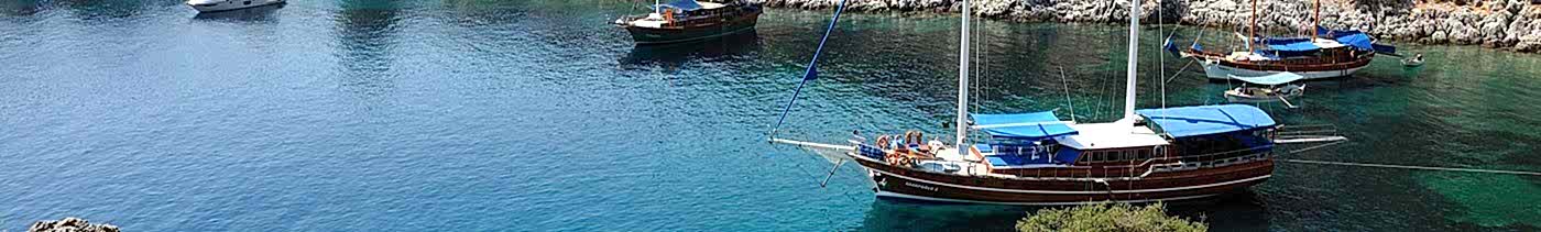 Location de cabine de goélette sur Marmaris-Fethiye
